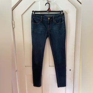 American Eagle Outfitters Super Stretch denim dark blue size 2